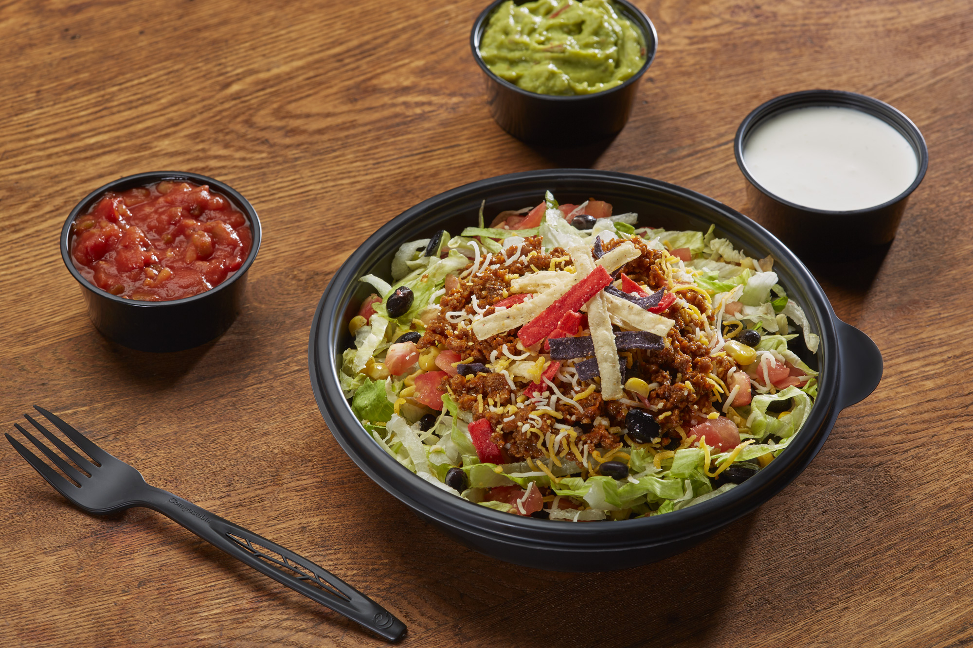 PFG Contigo taco salad commercial food photography